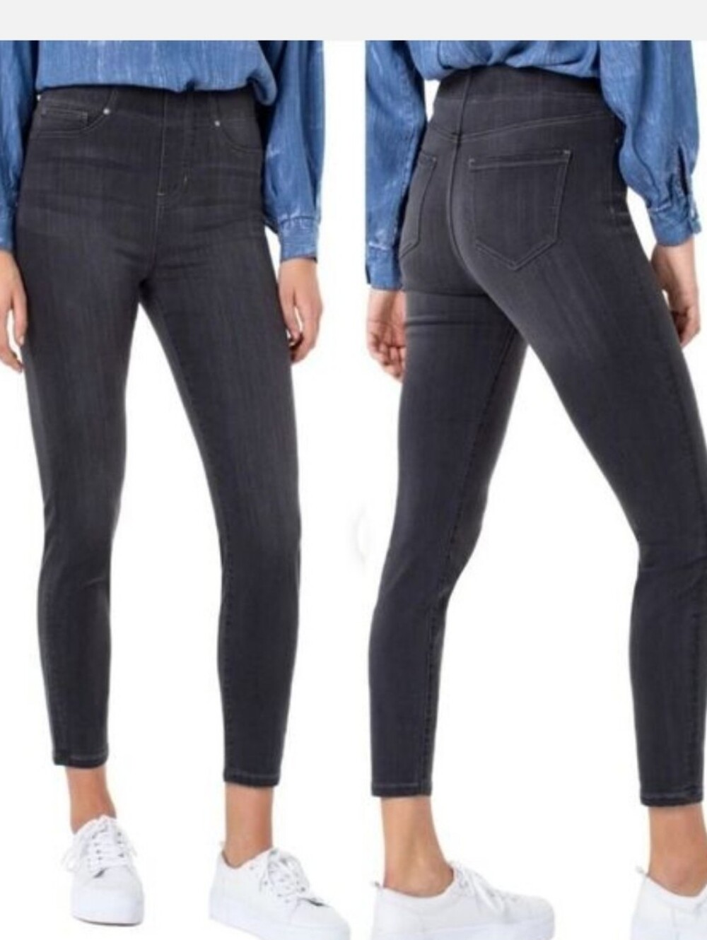 Liverpool Jeans The Skinny Pull-On Jeans EUC - Women’s Size 4/27 - Black Wash